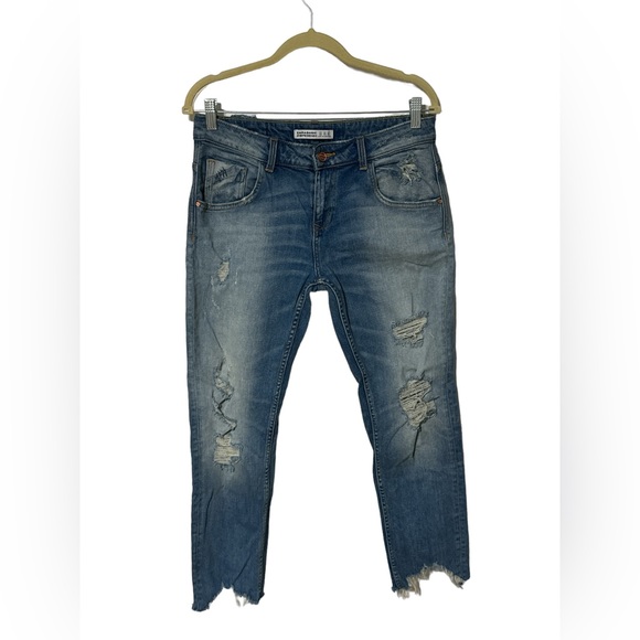 Zara Denim - Zara Basic Cropped Jeans